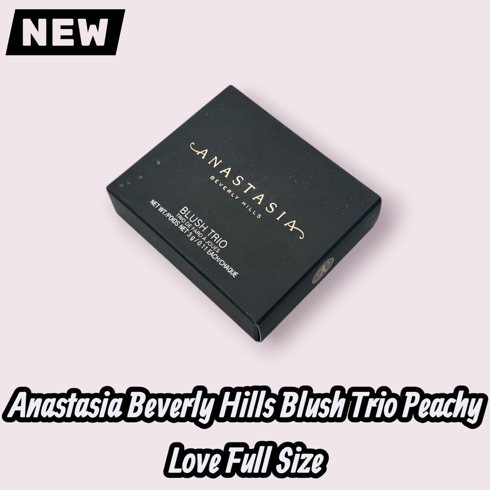 New Anastasia Beverly Hills Blush Trio Peachy Love Full Size